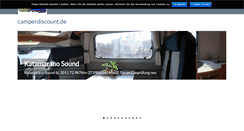 Desktop Screenshot of camperdiscount.de