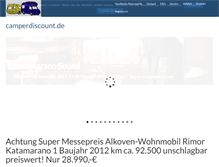 Tablet Screenshot of camperdiscount.de